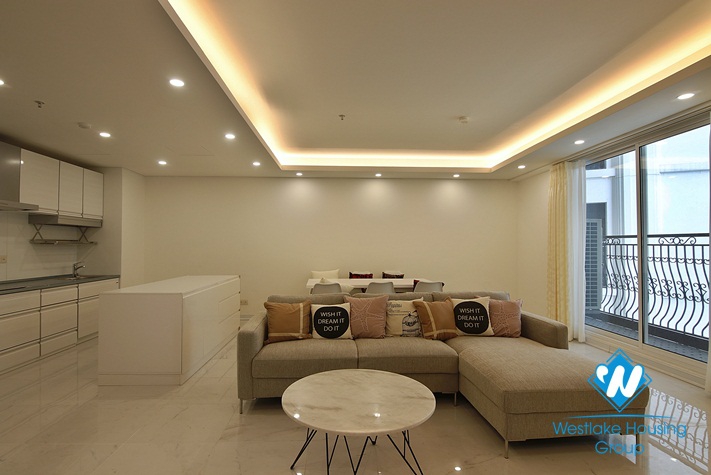 Hanoi Aqua Central 03 bedroom apartment for rent, 44 Yen Phu, Hanoi